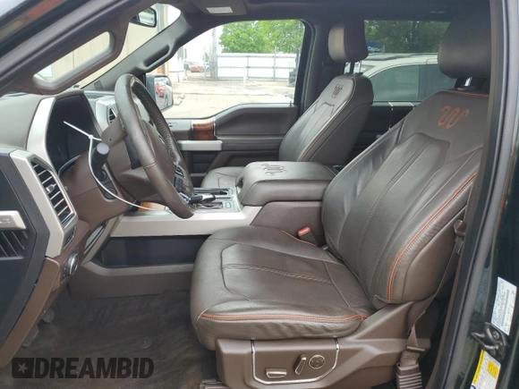2015 Ford F-150 XLT with VIN 1FTEW1EGXFFC82332, listed as a Copart auction lot 55688605 with 127,679 mi miles and Salvage Title. Bid and sale history available at carsss.com. Image 7.