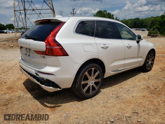 2021 Volvo XC60 Inscription with VIN YV4102RL3M1856578, listed as a Copart auction lot 60994225 with 45,748 mi miles and Salvage title. Bid and sale history available at DreamBid. Image 3.