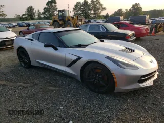 2016 Chevrolet Corvette Z51 1LT with VIN 1G1YH2D73G5123716, listed as a Copart auction lot 67186674 with 0 mi miles and Salvage Title. Bid and sale history available at carsss.com. Image 4.