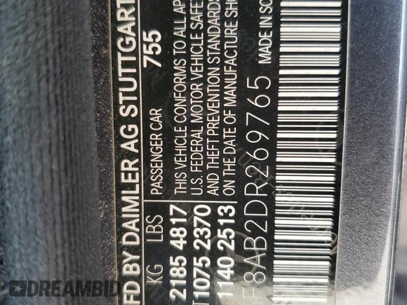 2013 Mercedes-Benz C 300 Sport z VIN WDDGF8AB2DR269765, wystawiony jako Copart lot #53187405 z przebiegiem Nie podano mil oraz Szkoda całkowita • Salvage title. Historia ofert i sprzedaży dostępna na DreamBid. Obrazek 12.