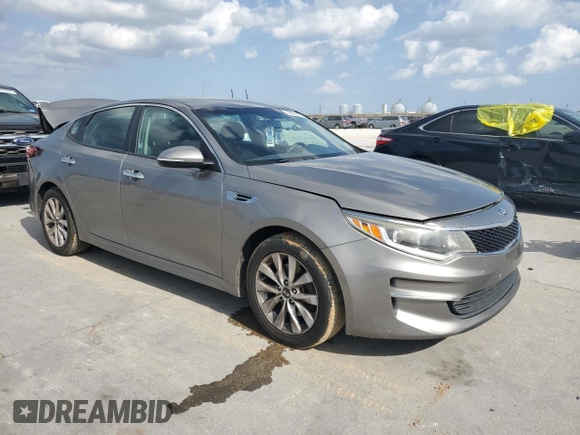 2017 Kia Optima LX with VIN 5XXGT4L36HG139045, listed as a Copart auction lot 47464285 with 191,626 mi miles and Salvage Title. Bid and sale history available at carsss.com. Image 4.