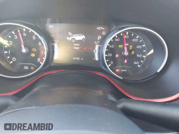 2020 Jeep Compass Trailhawk with VIN 3C4NJDDB6LT220868, listed as a IAAI auction lot 41600066 with 51,151 mi miles and . Bid and sale history available at carsss.com. Image 7.