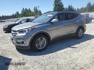2018 Hyundai Santa Fe 2.4L with VIN 5NMZUDLB7JH106169, listed as a Copart auction lot 64465735 with 21,564 mi miles and Salvage title. Bid and sale history available at DreamBid. Image 1.