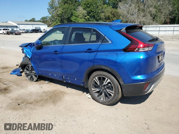 2024 Mitsubishi Eclipse Cross SE with VIN JA4ATWAA9RZ010745, listed as a Copart auction lot 74715824 with 4,165 mi miles and Salvage title. Bid and sale history available at DreamBid. Image 2.