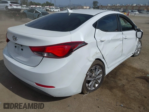2015 Hyundai Elantra SE с VIN 5NPDH4AE7FH592021, выставлен на аукционе IAAI как лот 42251541 с пробегом Не указан миль и . История ставок и продаж доступна на DreamBid. Изображение 4.