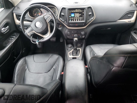 2014 Jeep Cherokee Limited with VIN 1C4PJMDS0EW215591, listed as a Copart auction lot 55275965 with 127,782 mi miles and Clean title. Bid and sale history available at DreamBid. Image 8.
