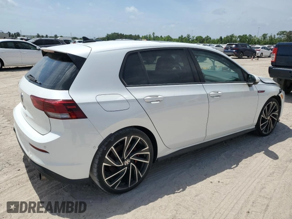 2023 Volkswagen Golf GTI Autobahn with VIN WVW6A7CD7PW120691, listed as a Copart auction lot 51098525 with 31,896 mi miles and Salvage Title. Bid and sale history available at carsss.com. Image 3.