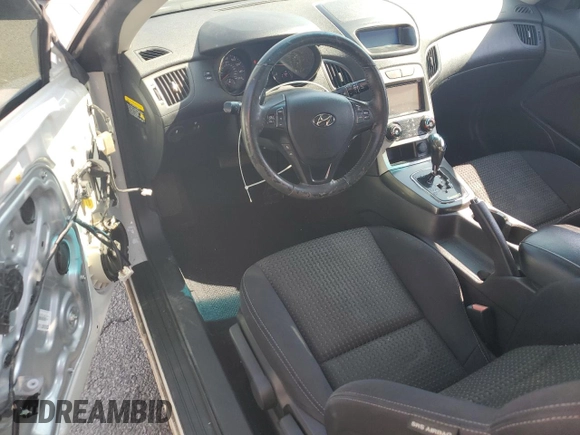 2012 Hyundai Genesis Coupe 2.0T with VIN KMHHT6KD7CU065496, listed as a Copart auction lot 59606335 with 98,008 mi miles and Salvage title. Bid and sale history available at DreamBid. Image 8.