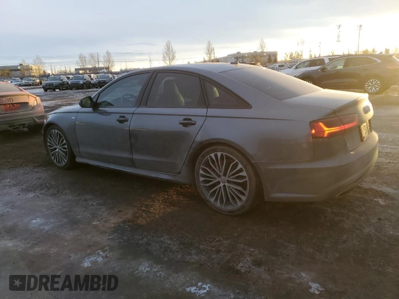 2017 Audi A6 Competition Prestige with VIN WAUF3AFC5HN035833, listed as a Copart auction lot 88530555 with 91,389 mi miles and Salvage Title. Bid and sale history available at carsss.com. Image 2.