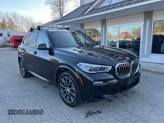 2019 BMW X5 xDrive40i with VIN 5UXCR6C59KLL06000, listed as a IAAI auction lot 41787142 with 225,096 mi miles. Bid and sale history available at carsss.com. Image 1.