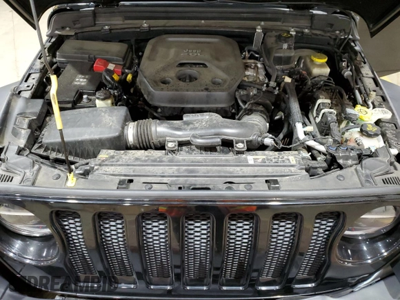 2021 Jeep Wrangler Unlimited Sport Altitude with VIN 1C4HJXDN0MW709609, listed as a Copart auction lot 84148934 with Not provided miles and Salvage title. Bid and sale history available at DreamBid. Image 12.