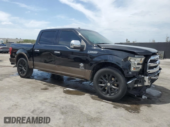 2016 Ford F-150 XL with VIN 1FTEW1CG8GFB21692, listed as a Copart auction lot 54180035 with 307,791 mi miles and Salvage title. Bid and sale history available at DreamBid. Image 4.