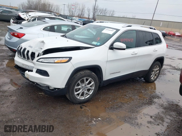 2017 Jeep Cherokee Latitude with VIN 1C4PJMCB9HW546157, listed as a IAAI auction lot 41040489 with 97,230 mi miles. Bid and sale history available at carsss.com. Image 17.