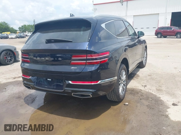 2024 Genesis GV80 z VIN KMUHBDSB8RU204289, wystawiony jako IAAI lot #42204994 z przebiegiem 24 280 mil mil oraz . Historia ofert i sprzedaży dostępna na DreamBid. Obrazek 4.