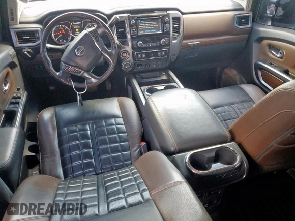 2016 Nissan Titan Platinum Reserve with VIN 1N6BA1F48GN515859, listed as a Copart auction lot 61955385 with 80,858 mi miles and Clean title. Bid and sale history available at DreamBid. Image 8.