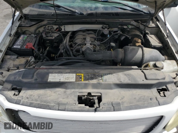 2004 Ford F-150 XL with VIN 2FTRF17294CA59985, listed as a Copart auction lot 55296195 with 220,933 mi miles and Salvage title. Bid and sale history available at DreamBid. Image 11.