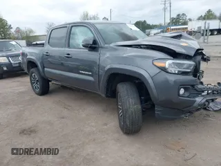 2023 Toyota Tacoma 4WD SR with VIN 3TMCZ5AN9PM538441, listed as a IAAI auction lot 41918710 with 1 mi miles. Bid and sale history available at carsss.com. Image 1.