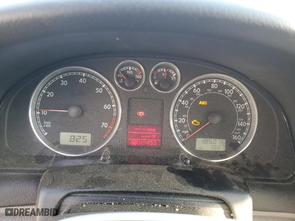 2003 Volkswagen Passat GLX with VIN WVWRH63B53P198926, listed as a Copart auction lot 46875345 with 185,075 mi miles and Salvage Title. Bid and sale history available at carsss.com. Image 9.