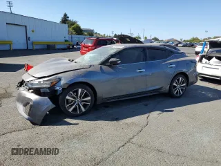 2019 Nissan Maxima SV with VIN 1N4AA6AV9KC360440, listed as a Copart auction lot 65459745 with 208,667 mi miles and Salvage title. Bid and sale history available at DreamBid. Image 1.