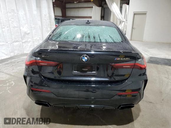 2021 BMW 4 Series M440i xDrive with VIN WBA13AR0XMCG68638, listed as a Copart auction lot 52142695 with 57,299 mi miles and Salvage Title. Bid and sale history available at DreamBid. Image 6.