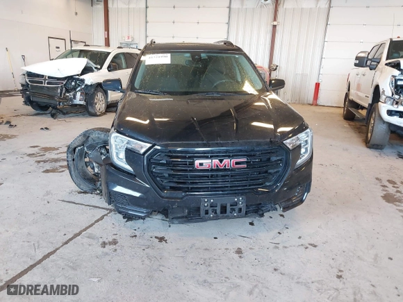 2022 GMC Terrain SLE with VIN 3GKALTEV1NL260634, listed as a IAAI auction lot 41721990 with 46,527 mi miles. Bid and sale history available at carsss.com. Image 6.
