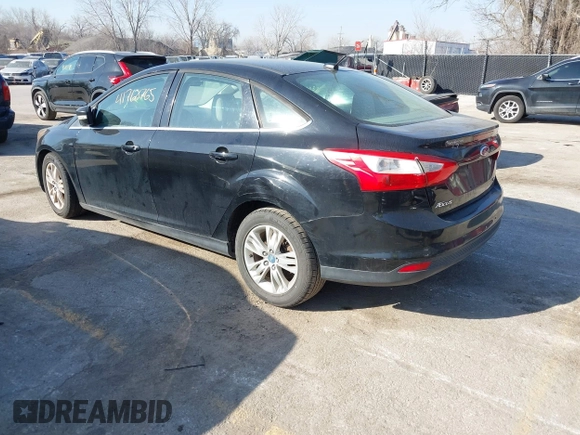 2012 Ford Focus SEL with VIN 1FAHP3H27CL251676, listed as a IAAI auction lot 41768765 with 196,206 mi miles. Bid and sale history available at carsss.com. Image 3.