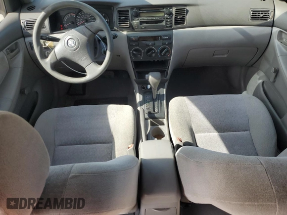 2004 Toyota Corolla CE with VIN 1NXBR32E64Z219676, listed as a Copart auction lot 54433135 with 187,495 mi miles and Salvage Title. Bid and sale history available at DreamBid. Image 8.