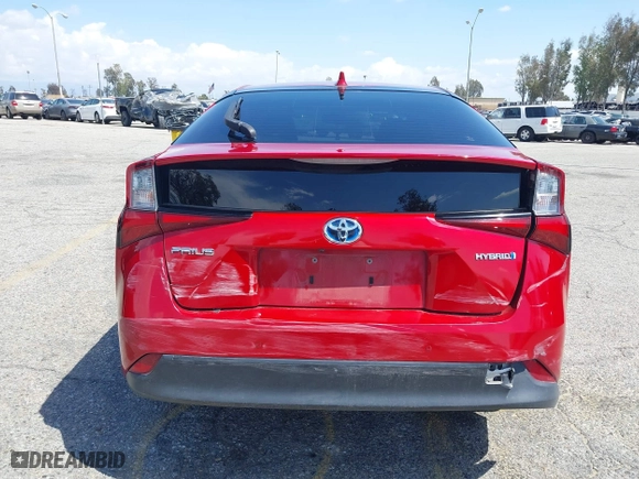 2020 Toyota Prius L Eco with VIN JTDKARFU0L3109596, listed as a IAAI auction lot 41950366 with 1 mi miles. Bid and sale history available at carsss.com. Image 15.