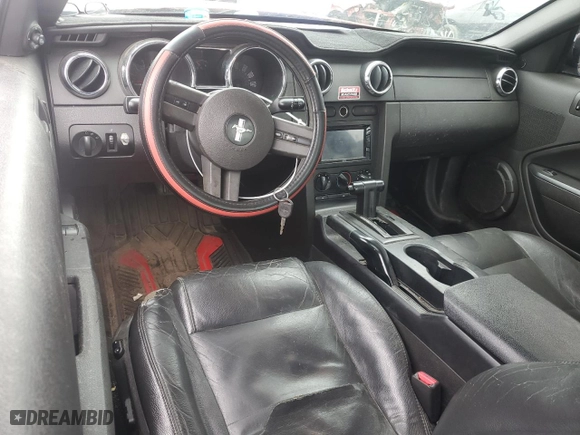 2005 Ford Mustang Deluxe with VIN 1ZVFT80N955110192, listed as a Copart auction lot 49981045 with 22,110 mi miles and Salvage Title. Bid and sale history available at carsss.com. Image 8.