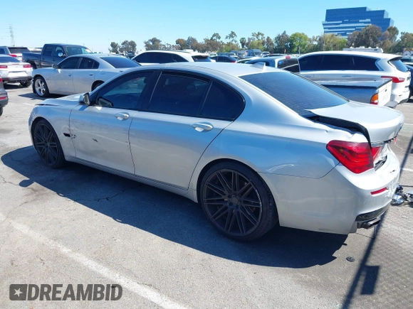2013 BMW 7 Series 740i with VIN WBAYA6C51DD143836, listed as a IAAI auction lot 39215782 with 176,881 mi miles and . Bid and sale history available at DreamBid. Image 3.