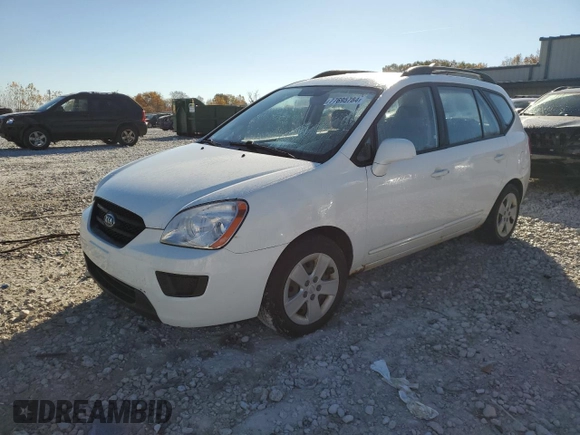 2009 Kia Rondo LX Base with VIN KNAFG528X97249865, listed as a Copart auction lot 77695784 with 149,723 mi miles and Clean Title. Bid and sale history available at carsss.com. Image 1.