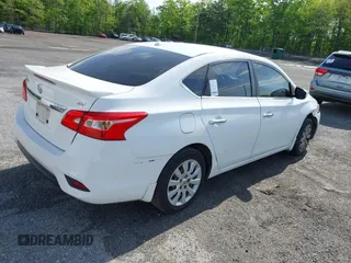2016 Nissan Sentra SV with VIN 3N1AB7AP5GY284487, listed as a IAAI auction lot 42132677 with Not Provided miles and . Bid and sale history available at DreamBid. Image 4.