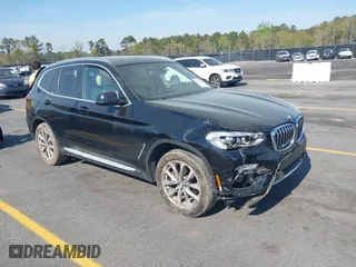 2019 BMW X3 sDrive30i with VIN 5UXTR7C56KLF29586, listed as a IAAI auction lot 41892881 with 26,415 mi miles. Bid and sale history available at carsss.com. Image 1.