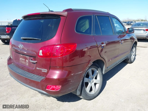 2008 Hyundai Santa Fe SE with VIN 5NMSH13E68H146106, listed as a IAAI auction lot 41747474 with 190,907 mi miles. Bid and sale history available at carsss.com. Image 4.