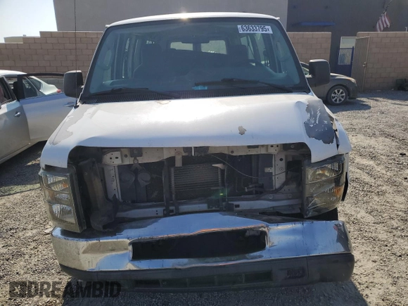 2011 Ford Econoline Passenger XL with VIN 1FBSS3BL9BDA69538, listed as a Copart auction lot 63633795 with 200,023 mi miles and Salvage title. Bid and sale history available at DreamBid. Image 5.