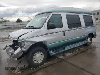 1999 Ford Econoline Cargo Recreational with VIN 1FDRE14L3XHA31771, listed as a Copart auction lot 49973795 with 220,268 mi miles and Salvage title. Bid and sale history available at DreamBid. Image 1.