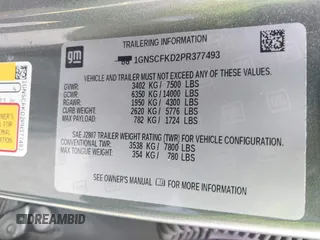 2023 Chevrolet Suburban Premier with VIN 1GNSCFKD2PR377493, listed as a IAAI auction lot 42426988 with 71,365 mi miles and . Bid and sale history available at DreamBid. Image 9.