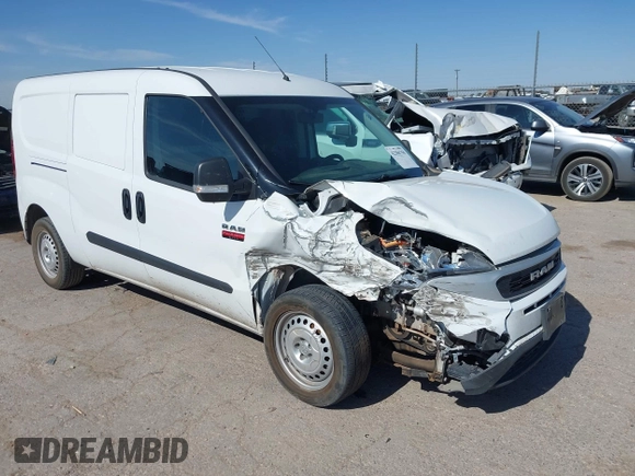 2022 Ram ProMaster City Cargo Tradesman z VIN ZFBHRFAB7N6Y29442, wystawiony jako IAAI lot #42306750 z przebiegiem 89 057 mil mil oraz . Historia ofert i sprzedaży dostępna na DreamBid. Obrazek 1.