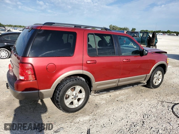 2003 Ford Explorer Eddie Bauer with VIN 1FMZU74W23UB17770, listed as a Copart auction lot 45461095 with 92,121 mi miles and Salvage title. Bid and sale history available at DreamBid. Image 3.