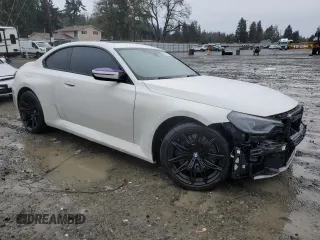 2024 BMW M2 with VIN 3MF13DM01R8E30309, listed as a Copart auction lot 43251685 with 12,780 mi miles and Salvage Title. Bid and sale history available at carsss.com. Image 4.