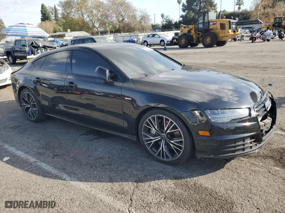 2017 Audi A7 Premium Plus with VIN WAUW2AFCXHN014320, listed as a Copart auction lot 44638995 with 71,589 mi miles and Salvage Title. Bid and sale history available at carsss.com. Image 4.