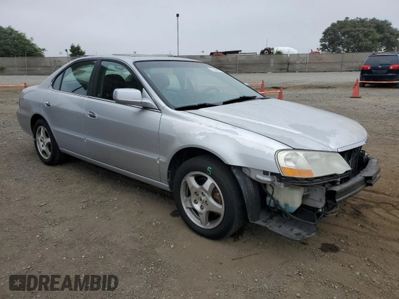 2002 Acura TL w/Navigation with VIN 19UUA56722A023536, listed as a Copart auction lot 73048224 with 136,880 mi miles and Salvage Title. Bid and sale history available at carsss.com. Image 4.