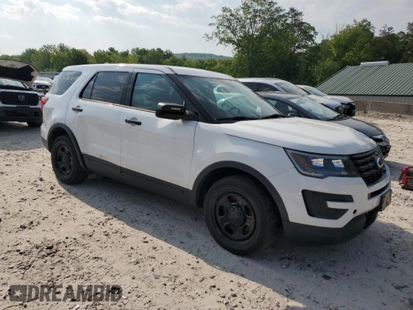 2017 Ford Police Interceptor Utility z VIN 1FM5K8AR1HGC90372, wystawiony jako Copart lot #59459665 z przebiegiem Nie podano mil oraz Czysty tytuł • Clean title. Historia ofert i sprzedaży dostępna na DreamBid. Obrazek 4.