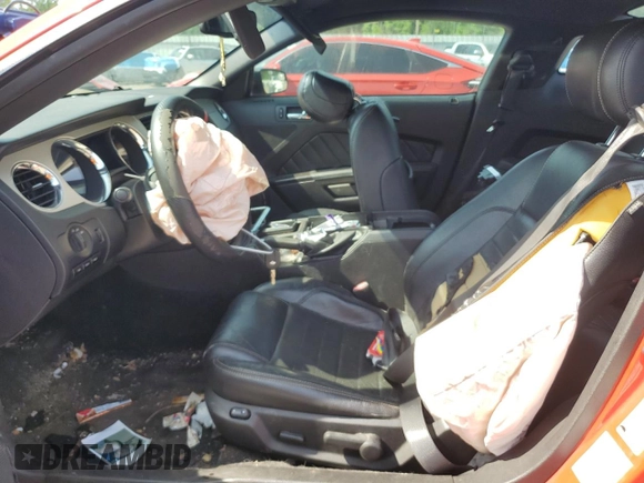 2012 Ford Mustang Premium with VIN 1ZVBP8AMXC5270605, listed as a Copart auction lot 57178715 with 139,424 mi miles and Salvage title. Bid and sale history available at DreamBid. Image 7.