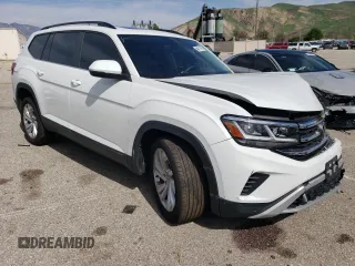 2023 Volkswagen Atlas SE with VIN 1V2KR2CAXPC526268, listed as a Copart auction lot 48411415 with 19,075 mi miles and Salvage title. Bid and sale history available at DreamBid. Image 4.