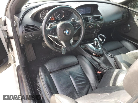 2009 BMW 6 Series 650i with VIN WBAEB53589CX64532, listed as a Copart auction lot 84812074 with 84,443 mi miles and Salvage Title. Bid and sale history available at carsss.com. Image 8.