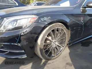 2015 Mercedes-Benz S-Class S 550 with VIN WDDUG8CB5FA133287, listed as a IAAI auction lot 41652775 with 55,788 mi miles. Bid and sale history available at carsss.com. Image 6.