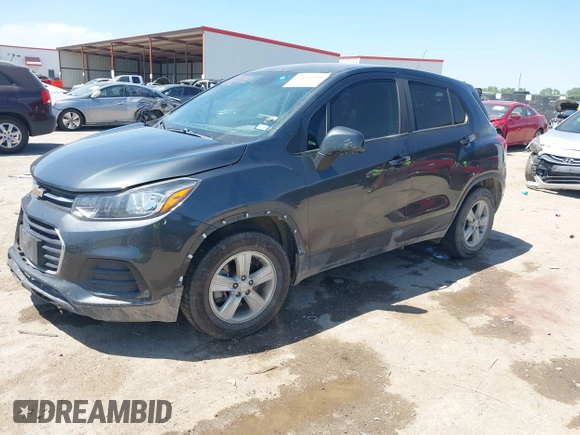 2020 Chevrolet Trax LS with VIN 3GNCJKSBXLL260487, listed as a IAAI auction lot 42044189 with 94,191 mi miles and . Bid and sale history available at DreamBid. Image 2.