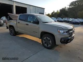 2021 Chevrolet Colorado 2WD Z71 with VIN 1GCGSDEN1M1221448, listed as a Copart auction lot 75447624 with 30,526 mi miles and Salvage Title. Bid and sale history available at carsss.com. Image 4.