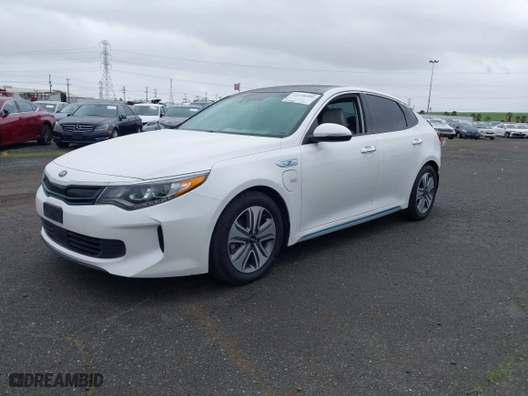 2018 Kia Optima Plug-In Hybrid EX with VIN KNAGV4LD2J5022637, listed as a IAAI auction lot 41538980 with 108,956 mi miles. Bid and sale history available at carsss.com. Image 17.